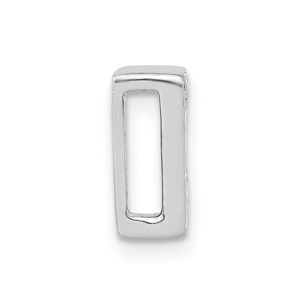 Sterlingsilber Poliert Zirkonia Initiale F Anhänger