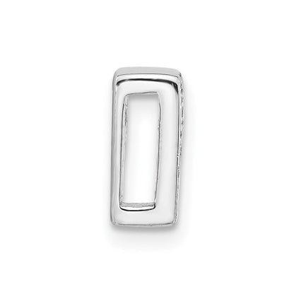Sterlingsilber Poliert Zirkonia Initiale P Anhänger