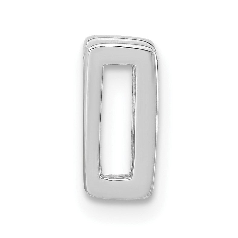 Sterlingsilber Poliert Zirkonia Initiale V Anhänger