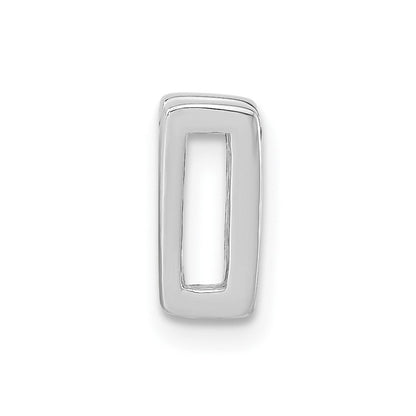 Sterlingsilber Poliert Zirkonia Initiale V Anhänger
