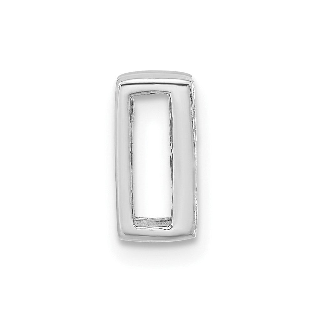 Sterlingsilber Poliert Zirkonia Initiale W Anhänger