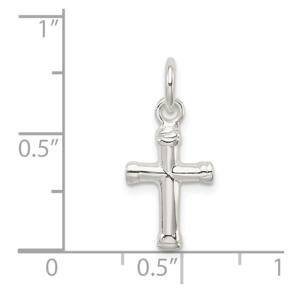 Sterlingsilber Kreuz Charm