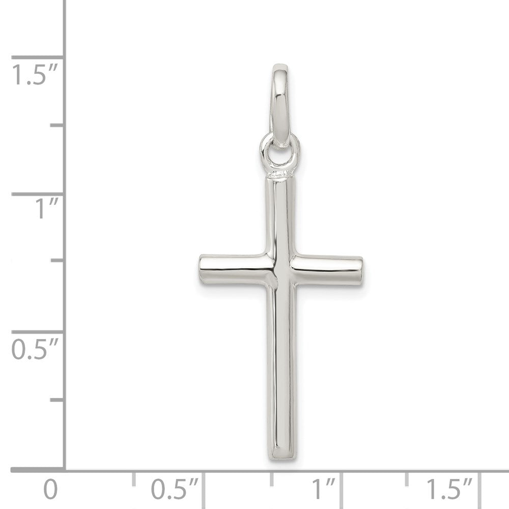 Sterlingsilber Lateinisch Kreuz Anhänger