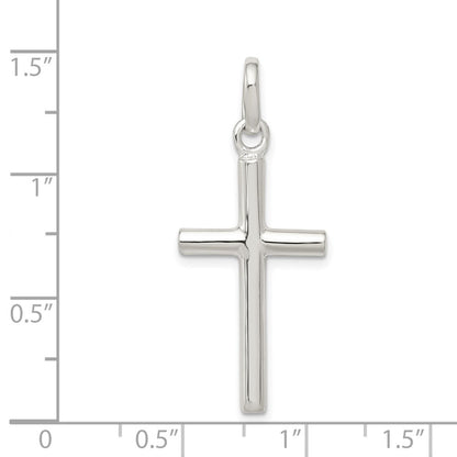 Sterlingsilber Lateinisch Kreuz Anhänger