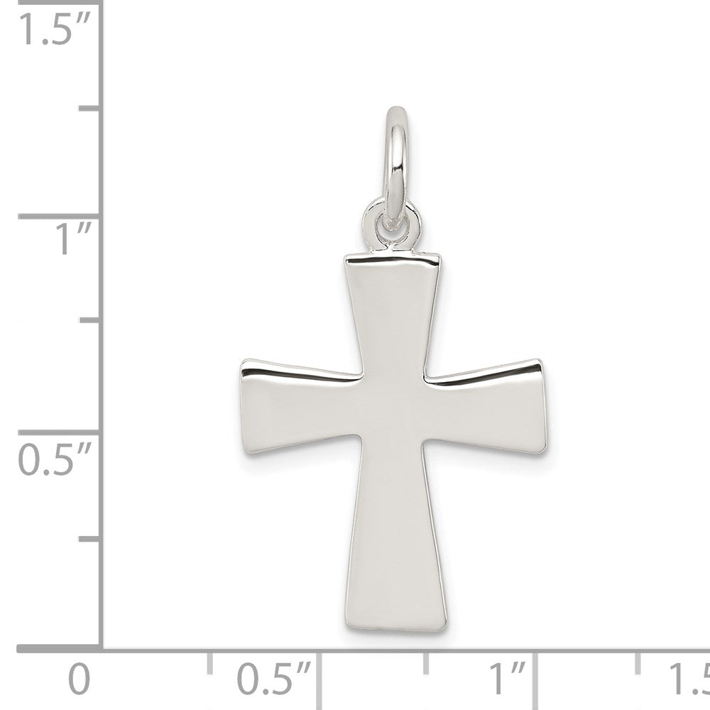 Sterlingsilber Lateinisch Kreuz Charm
