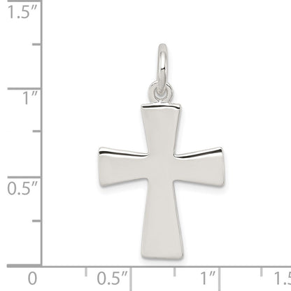 Sterlingsilber Lateinisch Kreuz Charm