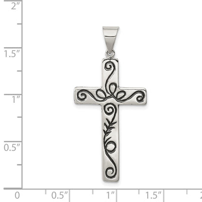Sterlingsilber Lateinisch Kreuz Anhänger
