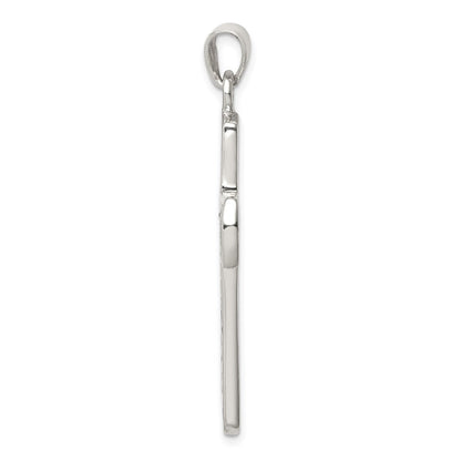 Sterlingsilber Mulit-colored Muschel Kreuz Anhänger