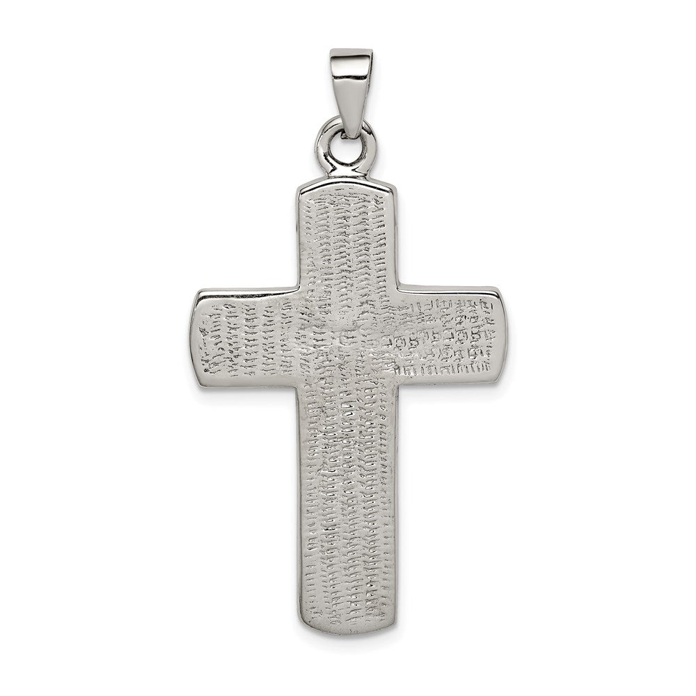 Sterlingsilber Mulit-colored Muschel Kreuz Anhänger