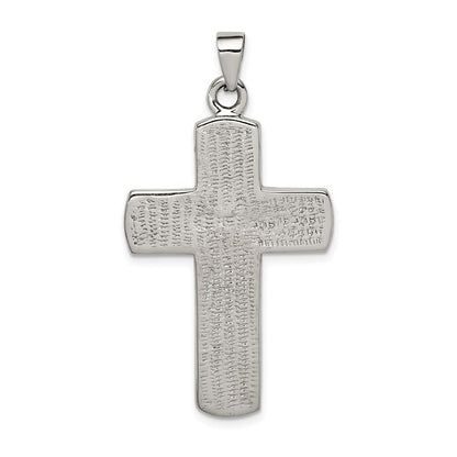 Sterlingsilber Mulit-colored Muschel Kreuz Anhänger