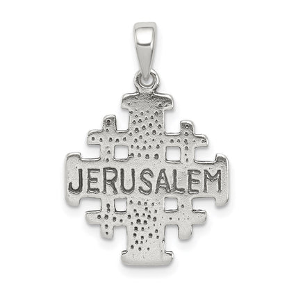 Sterlingsilber Antikisiert Jerusalem Crusader Anhänger