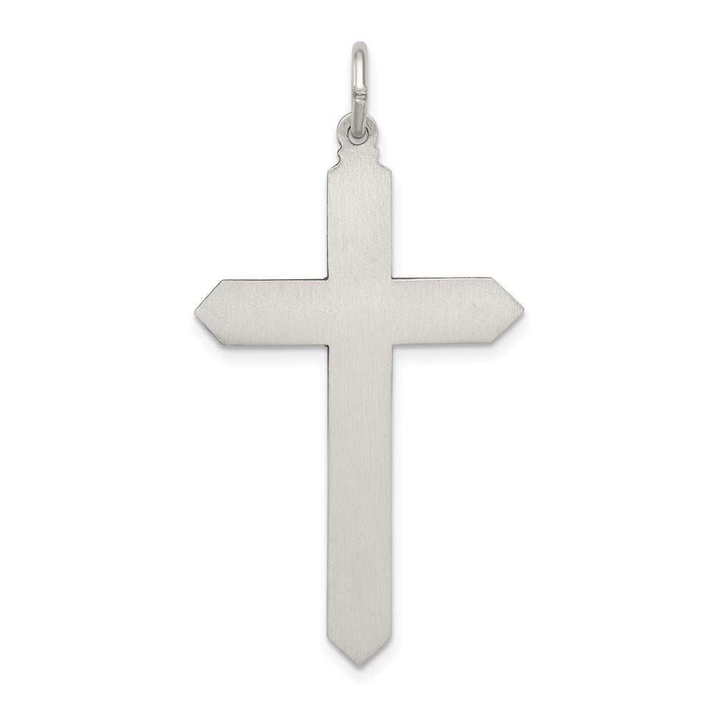Sterlingsilber Antikisiert June Glas Geburtsstein Kreuz Anhänger