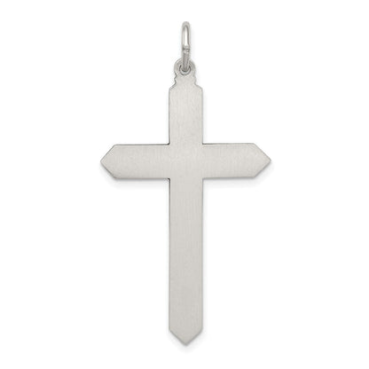 Sterlingsilber Antikisiert June Glas Geburtsstein Kreuz Anhänger