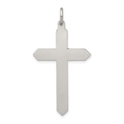 Sterlingsilber Rot Glas July Geburtsstein Antikisiert Kreuz Anhänger