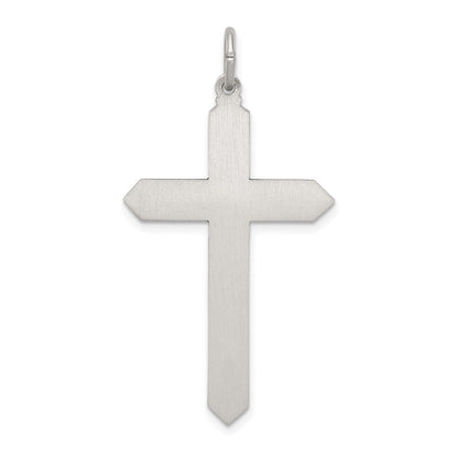 Sterlingsilber Antikisiert August Glas Geburtsstein Kreuz Anhänger