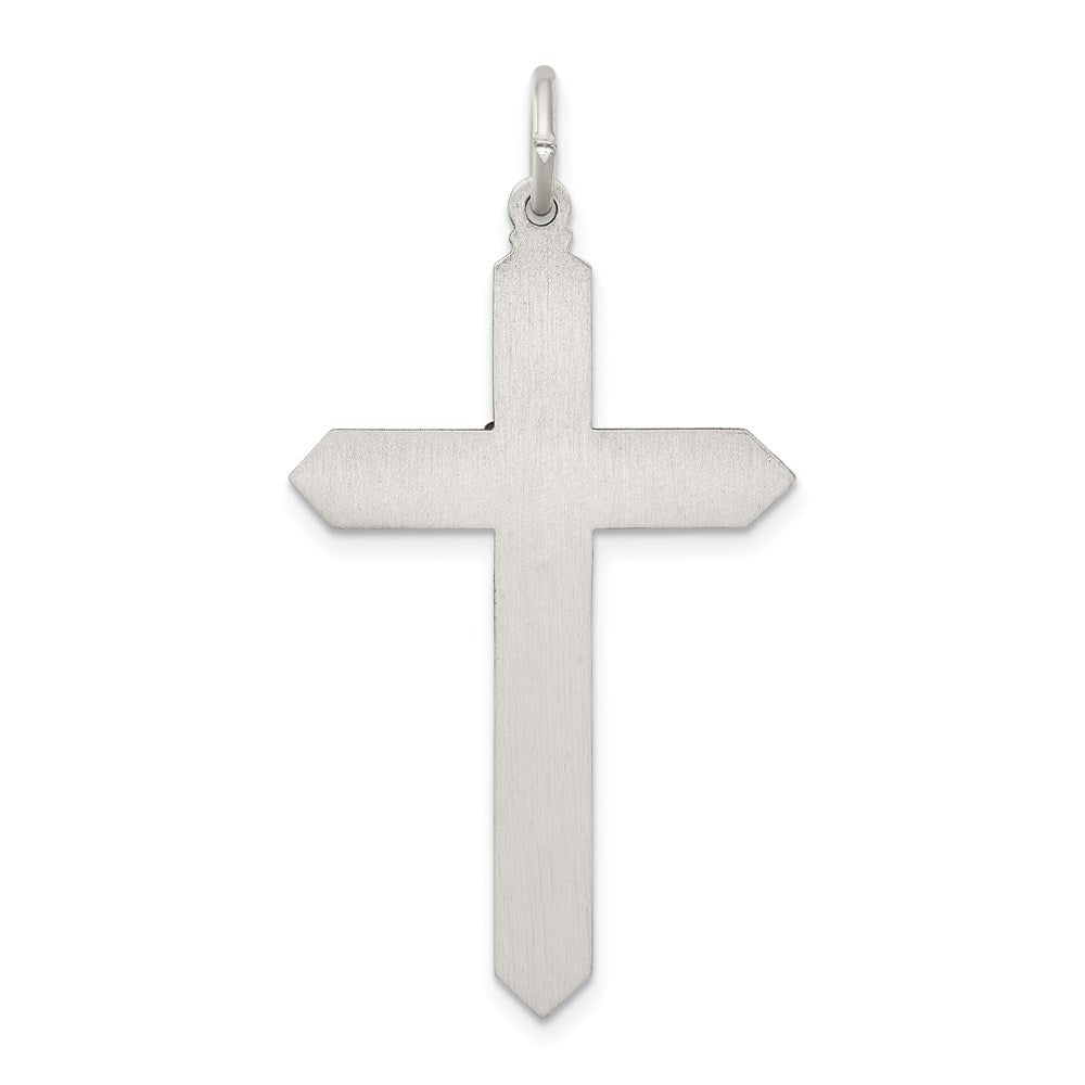 Sterlingsilber Antikisiert November Glas Geburtsstein Kreuz Anhänger