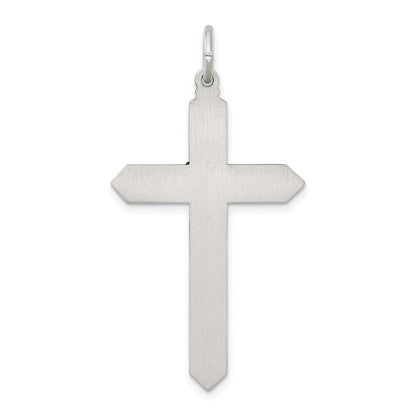 Sterlingsilber Antikisiert November Glas Geburtsstein Kreuz Anhänger