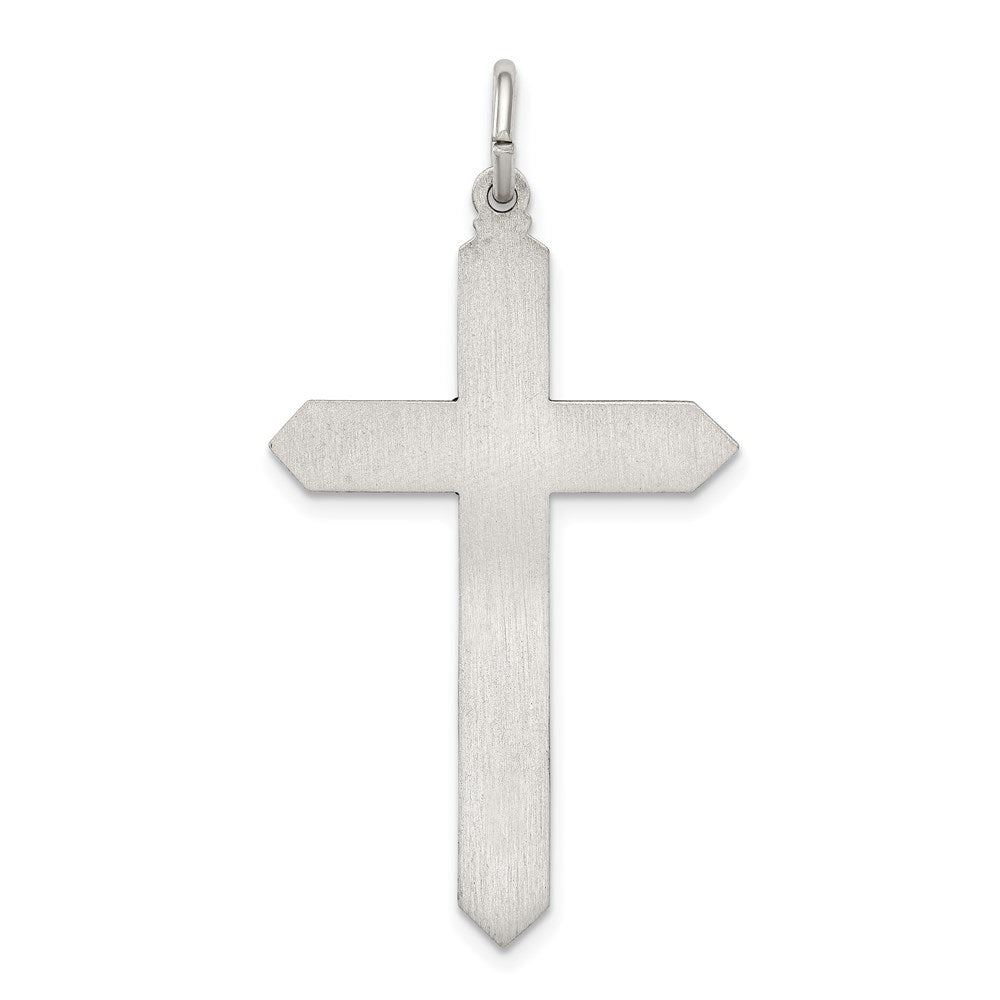 Sterlingsilber Antikisiert December Glas Geburtsstein Kreuz Anhänger