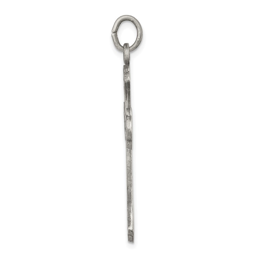 Sterlingsilber Antikisiert Kreuz Anhänger