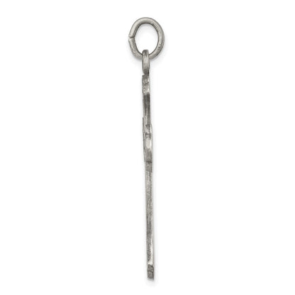 Sterlingsilber Antikisiert Kreuz Anhänger