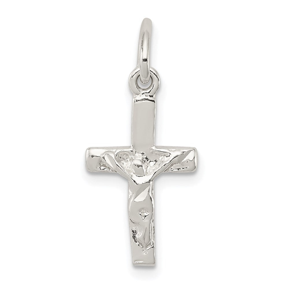 Sterlingsilber Klein Kruzifix Charm