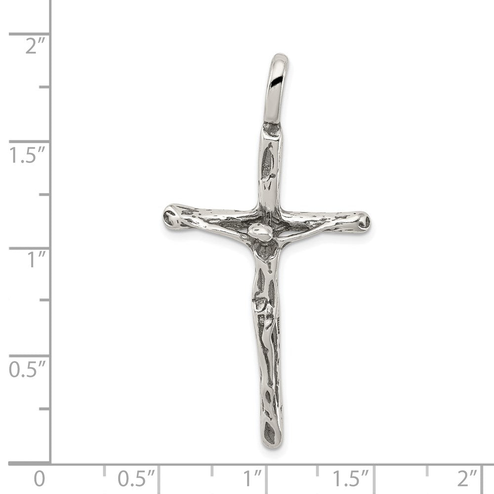 Sterlingsilber Antikisiert Kruzifix Charm