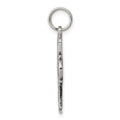 Sterlingsilber Antikisiert Kreuz Charm