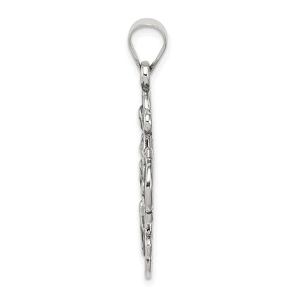 Sterlingsilber Antikisiert 4-way Medaille