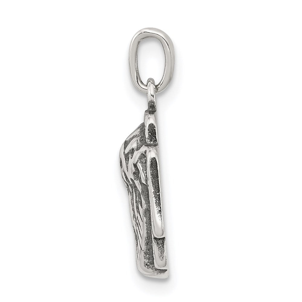 Sterlingsilber Antikisiert Ecce Homo Medaille