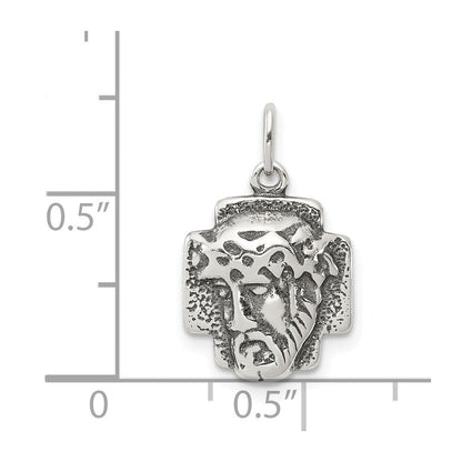 Sterlingsilber Antikisiert Ecce Homo Medaille