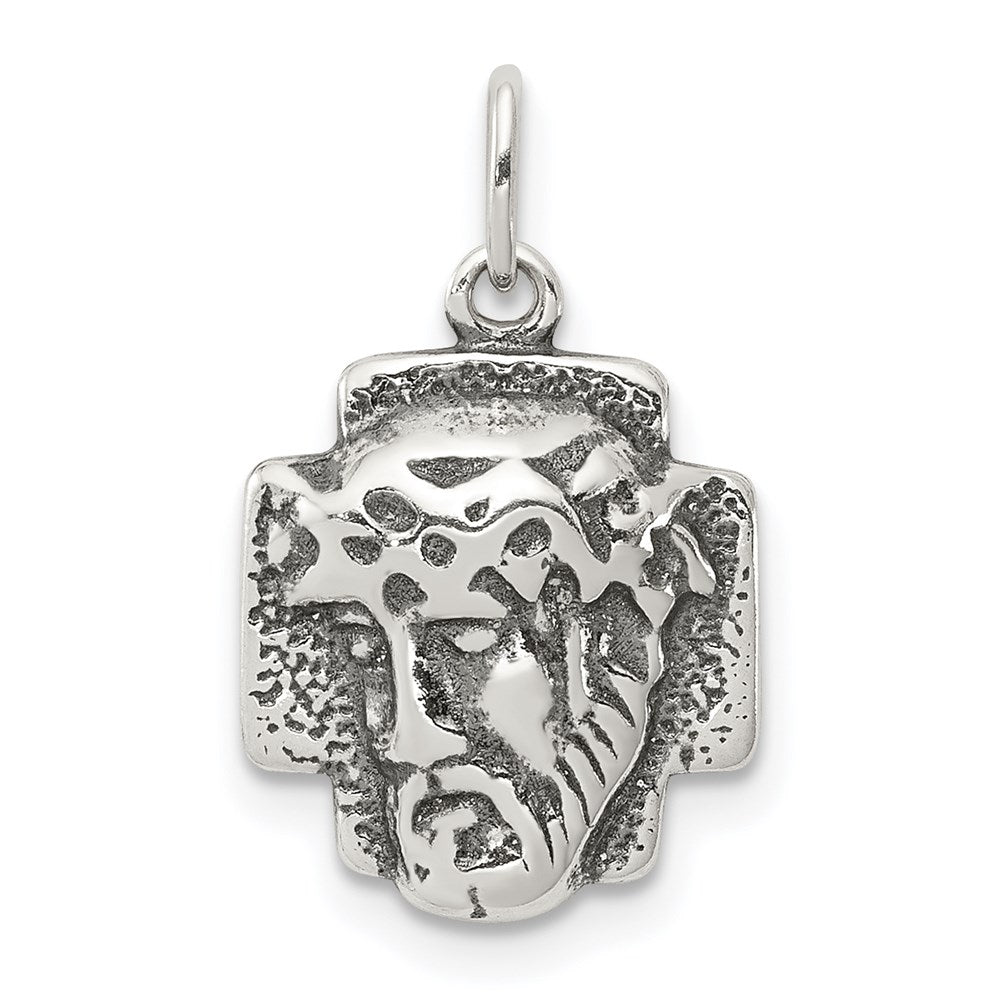 Sterlingsilber Antikisiert Ecce Homo Medaille