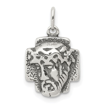 Sterlingsilber Antikisiert Ecce Homo Medaille