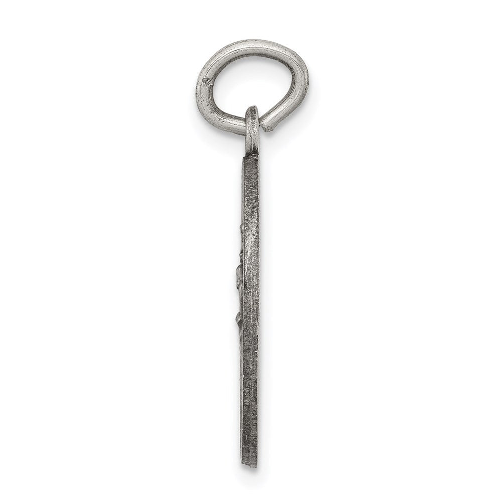 Sterlingsilber Antikisiert St. Christopher Medaille