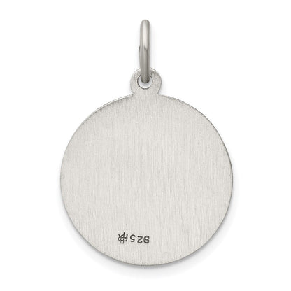 Sterlingsilber Antikisiert St. Christopher Medaille