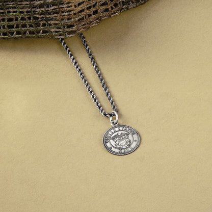 Sterlingsilber Antikisiert U.s. Navy Medaille