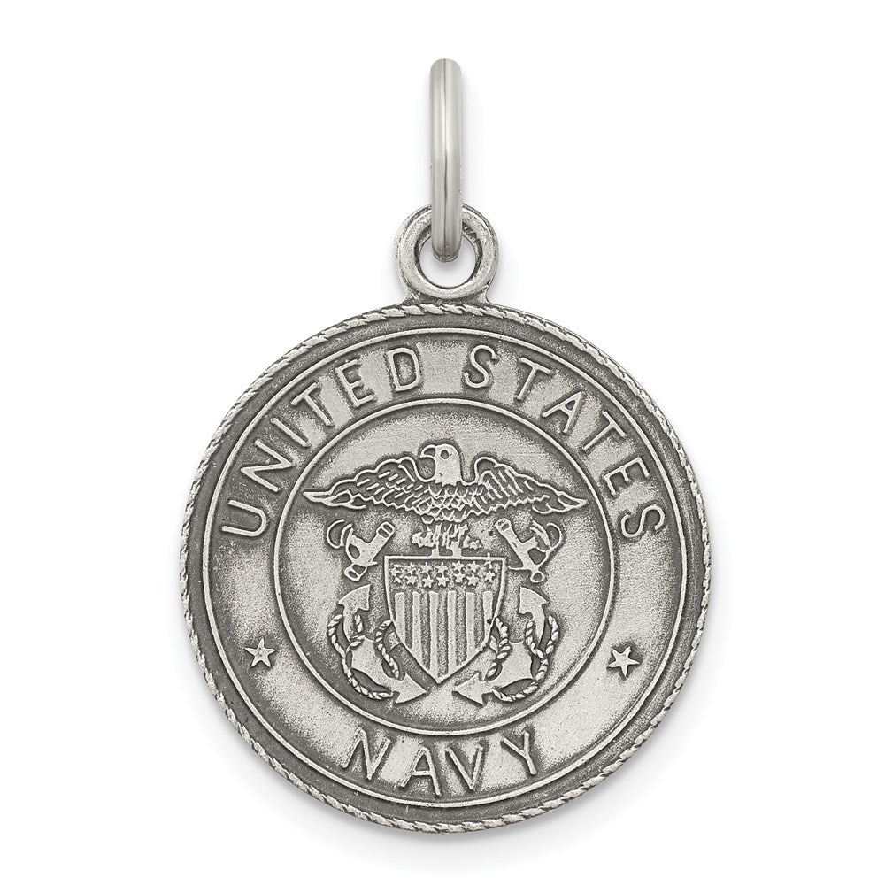 Sterlingsilber Antikisiert U.s. Navy Medaille