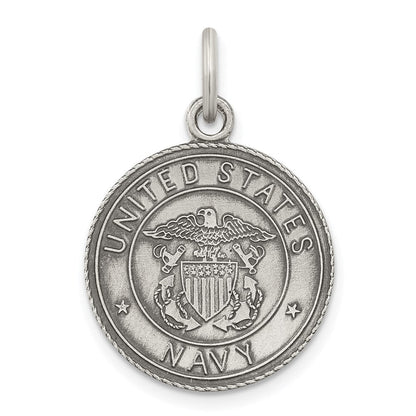 Sterlingsilber Antikisiert U.s. Navy Medaille