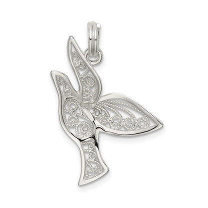 Sterlingsilber Filigran Heilig Geist Charm