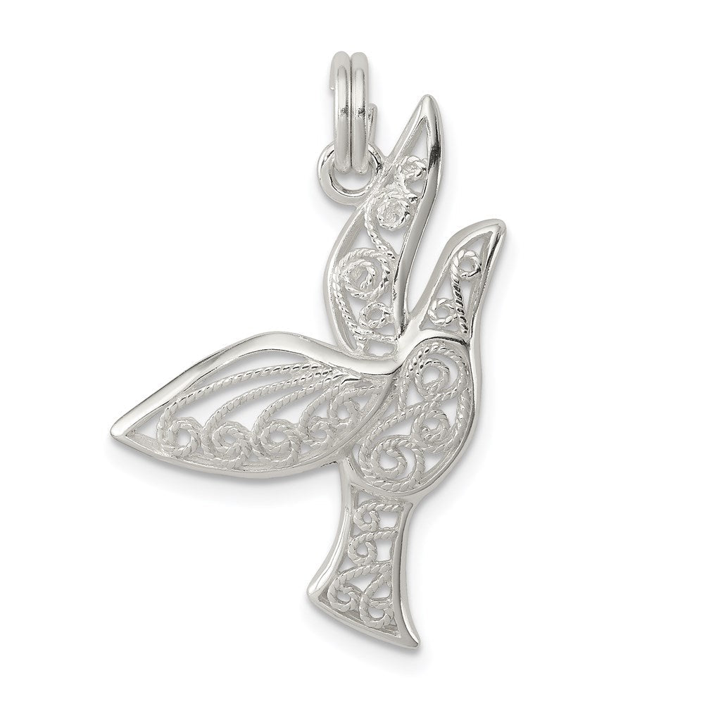 Sterlingsilber Filigran Heilig Geist Charm