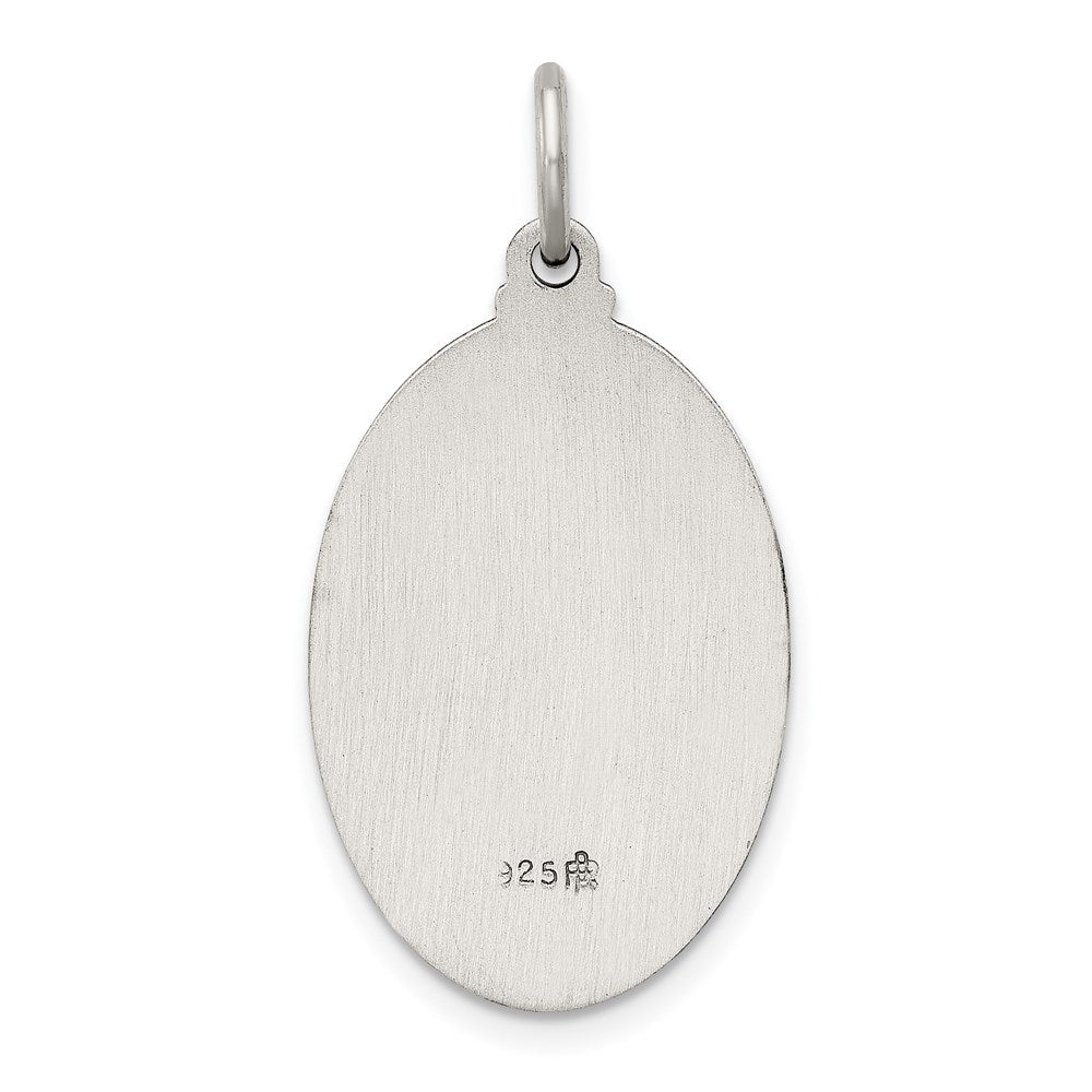 Sterlingsilber Antikisiert Saint Joseph Medaille