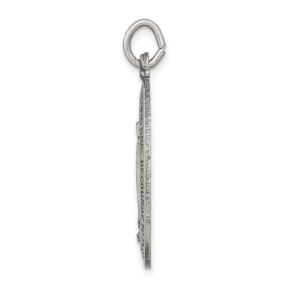 Sterlingsilber Antikisiert Wundertätig Medaille