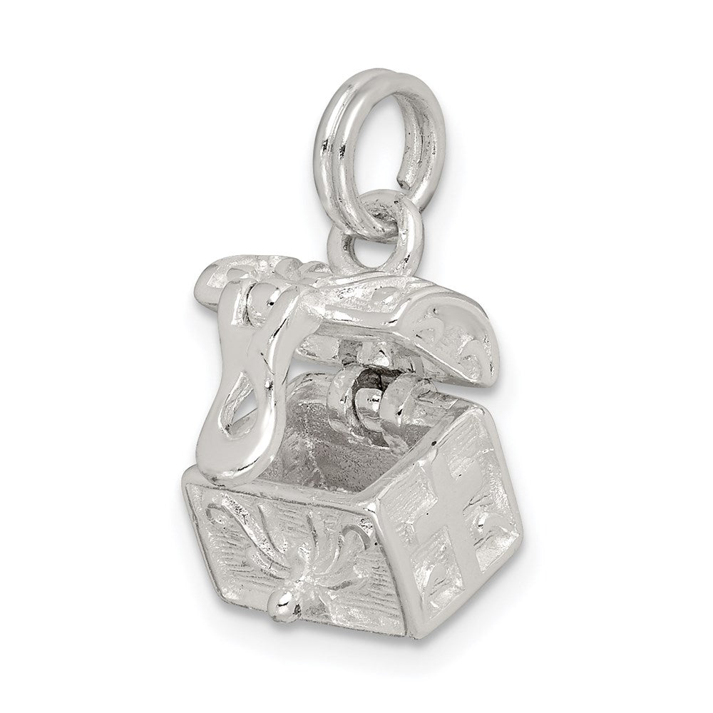 Sterlingsilber Kreuz Gebet Venezianer Charm