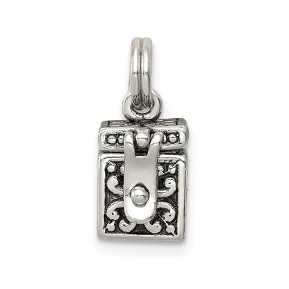 Sterlingsilber Antikisiert Engel Gebet Venezianer Charm