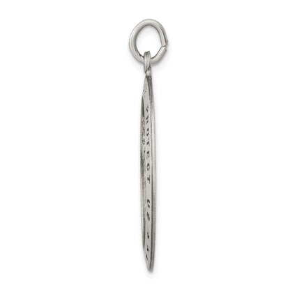 Sterlingsilber Antikisiert St. Christopher Medaille