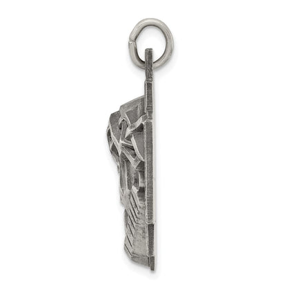 Sterlingsilber Antikisiert Ecce Homo Medaille