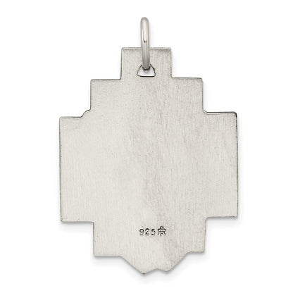Sterlingsilber Antikisiert Ecce Homo Medaille