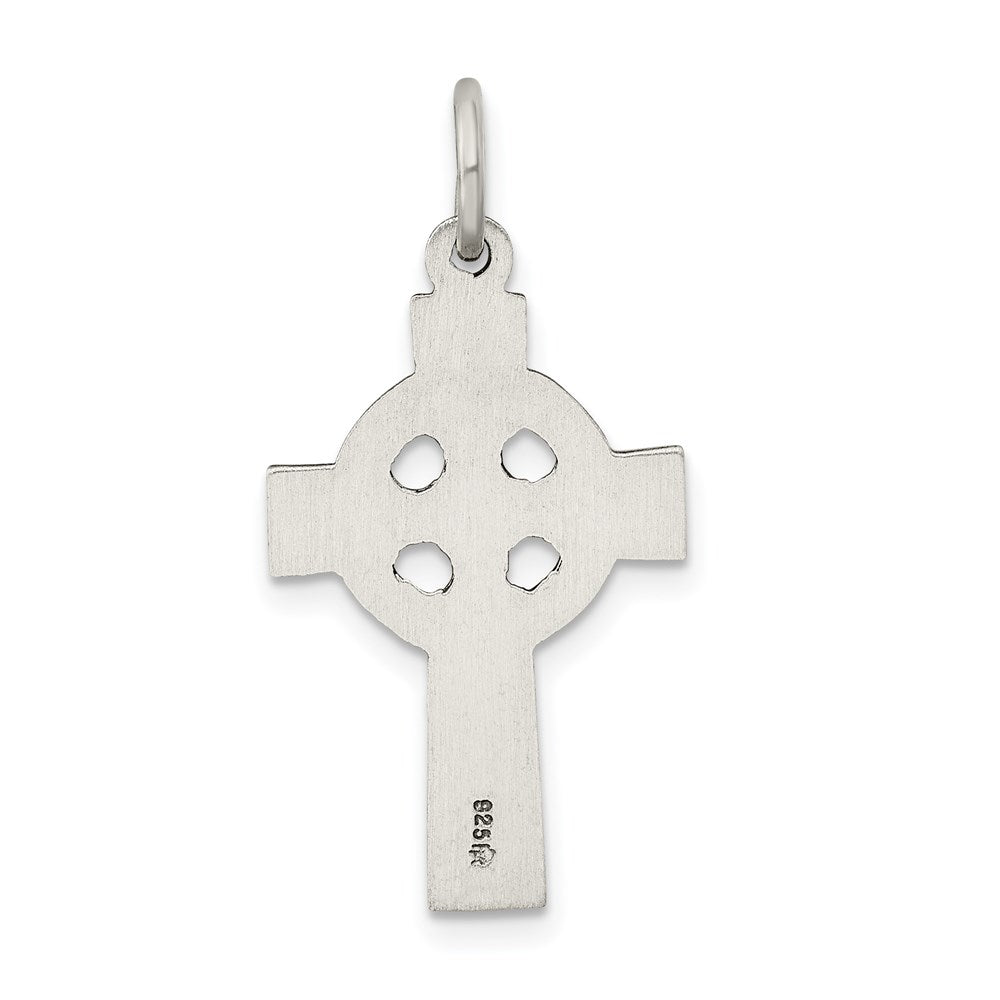 Sterlingsilber Antikisiert Keltisch Kreuz Charm