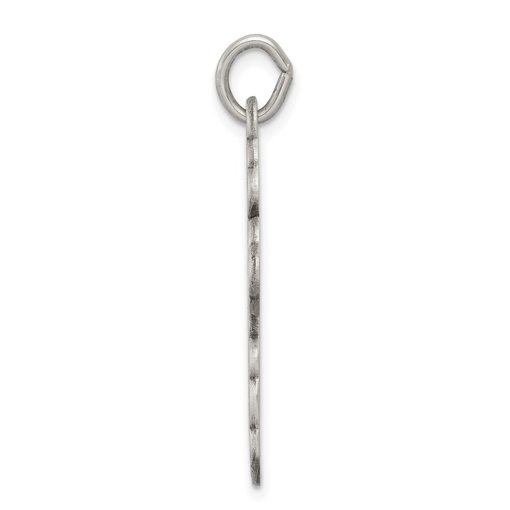 Sterlingsilber Antikisiert Eastern Orthodox Kreuz Charm