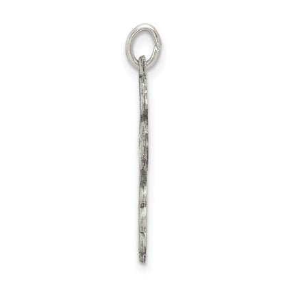 Sterlingsilber Antikisiert Eastern Orthodox Kreuz Charm