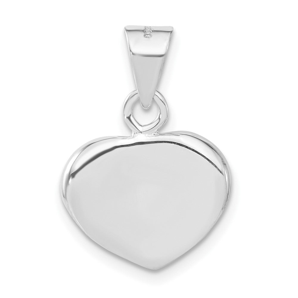 Sterlingsilber Poliert Herz Charm